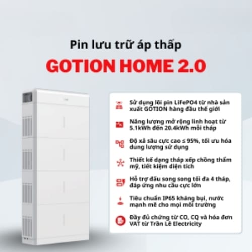 Pin Lưu Trữ GOTION Home 2.0